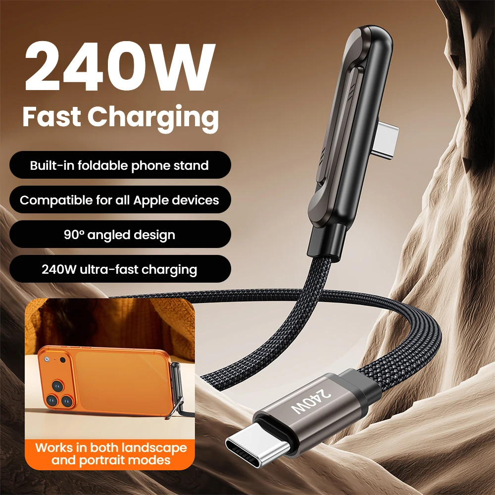 cabo-usb-c-para-tipo-c-2-em-1-de-240w-com-carregamento-rapido-e-suporte-dobravel-para-celular-cabo-de-dados-usb-c-para-iphone-17-16-samsung-huawei