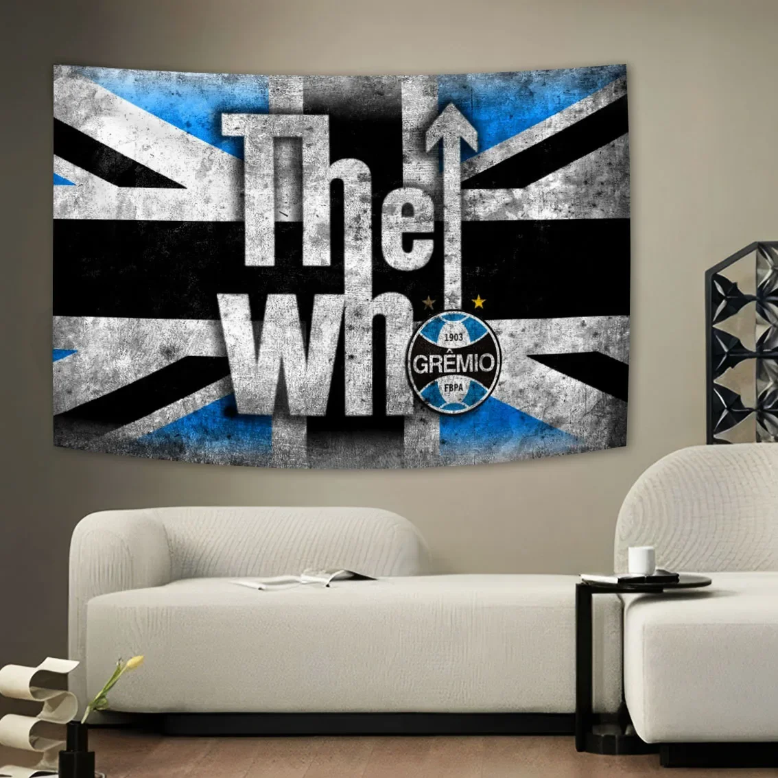 The Who Band Wall Hanging Tapestry Banner Flag Art  Aesthetic Bedroom Decoration Home Room Decor Aesthetic Headboards