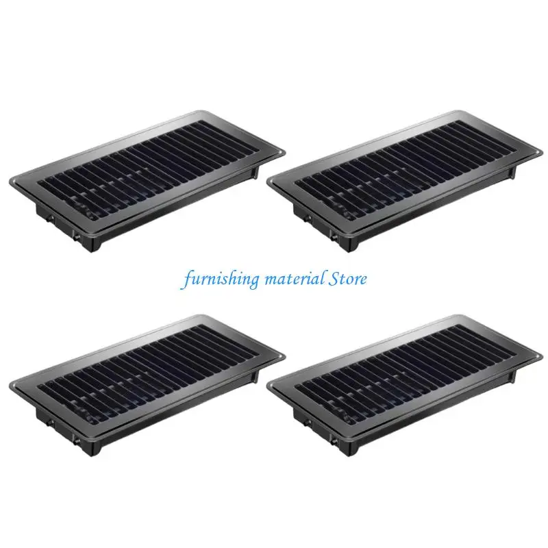 Y5GD 4Pcs Metal Floor Register Cover High Efficiency Vent Grille Easy to Install