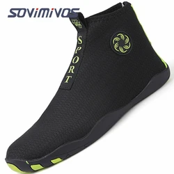 Neoprene Scuba Vulcanization High Upper Diving Boots Anti-slip Adult Diving Boots Warm Fins Spearfishing Shoes for Men and Women