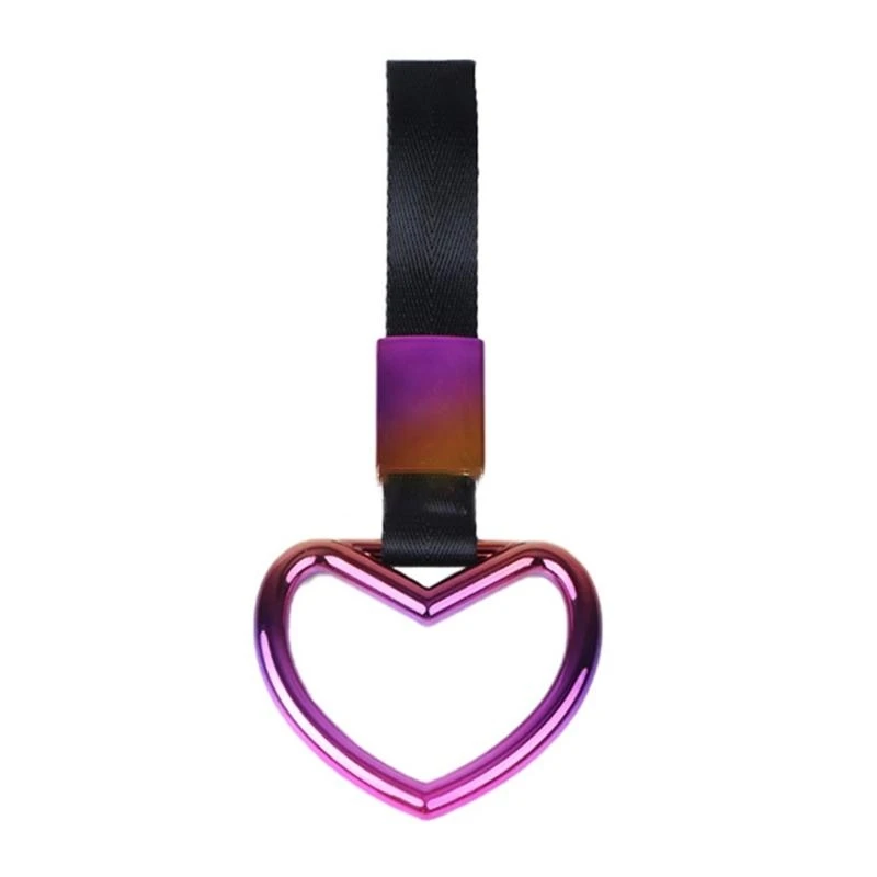 Y4UA Colorful Rings SUV Bus Car Handle Straps Subways Rings for Car Warning and Interior Exterior Decoration