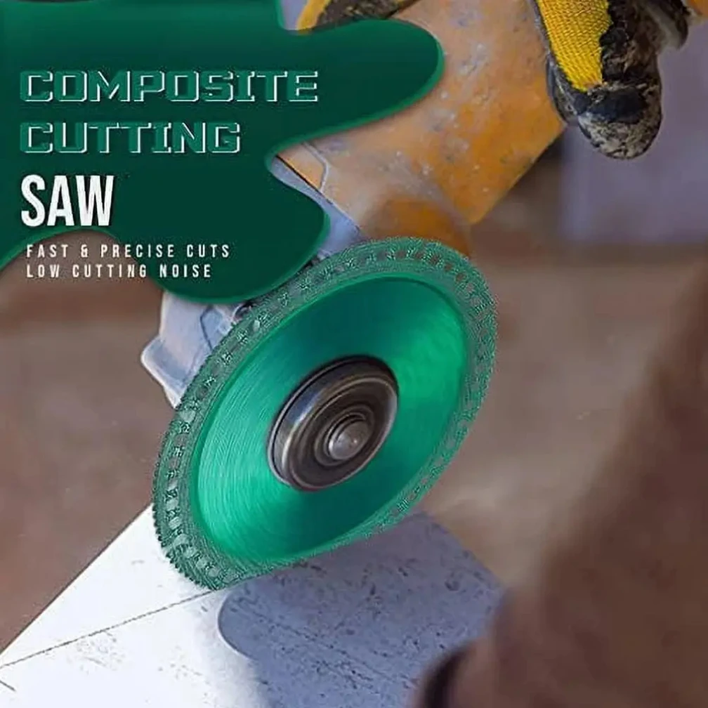 

5 Multifunctional angle grinder composite cutting blade brazing ceramic tile dry slice marble saw blade iron sheet cutting tool