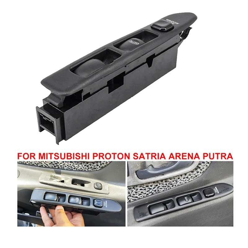 PWS960381 Electric Power Window Switch Control Button For MITSUBISHI Proton Satria Arena Putra 8Pins Car Parts