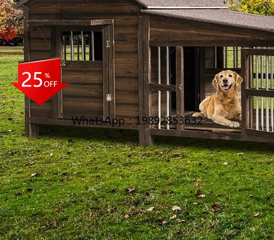 

ZZ dog house outdoor warm and rainproof four-season universal dog cage outdoor small medium and large dog solid