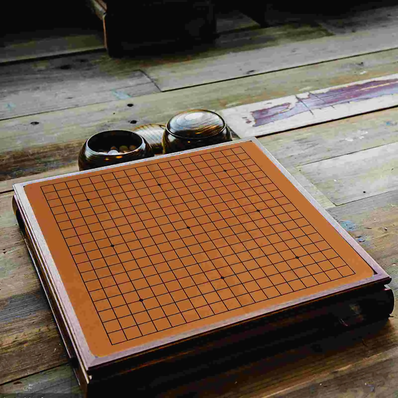 2 Pcs Convenient Chess Portable Trekking The Boards Funny Chessboard Travel Foldable Foot