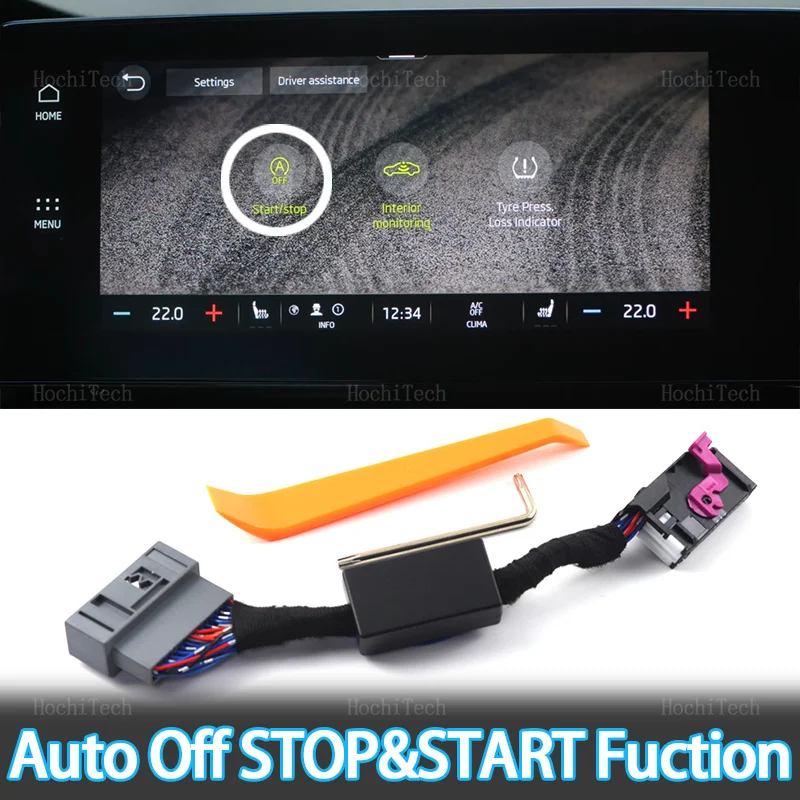 

Car Automatic Start Stop Engine System off Eliminator Stop Start Canceller Plug Cable Memory Mode For Skoda Octavia 2020-2024