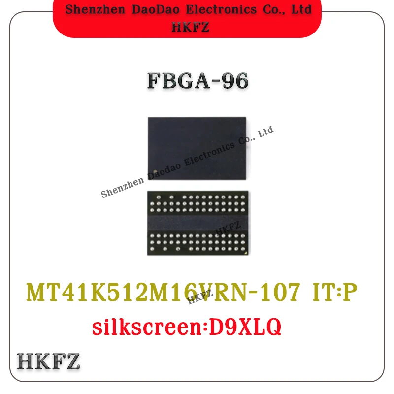 

MT41K512M16VRN-107 IT P Silk screen D9XLQ BGA-96 DDR3 chip 8GB memory chip new original