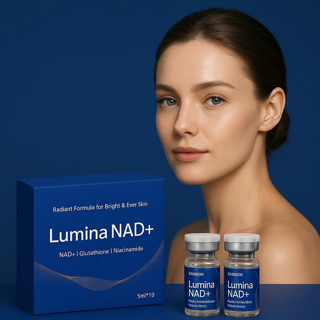 Sanendi NAD+ Serum For Facial Dermapen Serum Lifting Peptide Gsh Essence Dr.Pen Serum for Aging Dull Skin 5/10 Vials