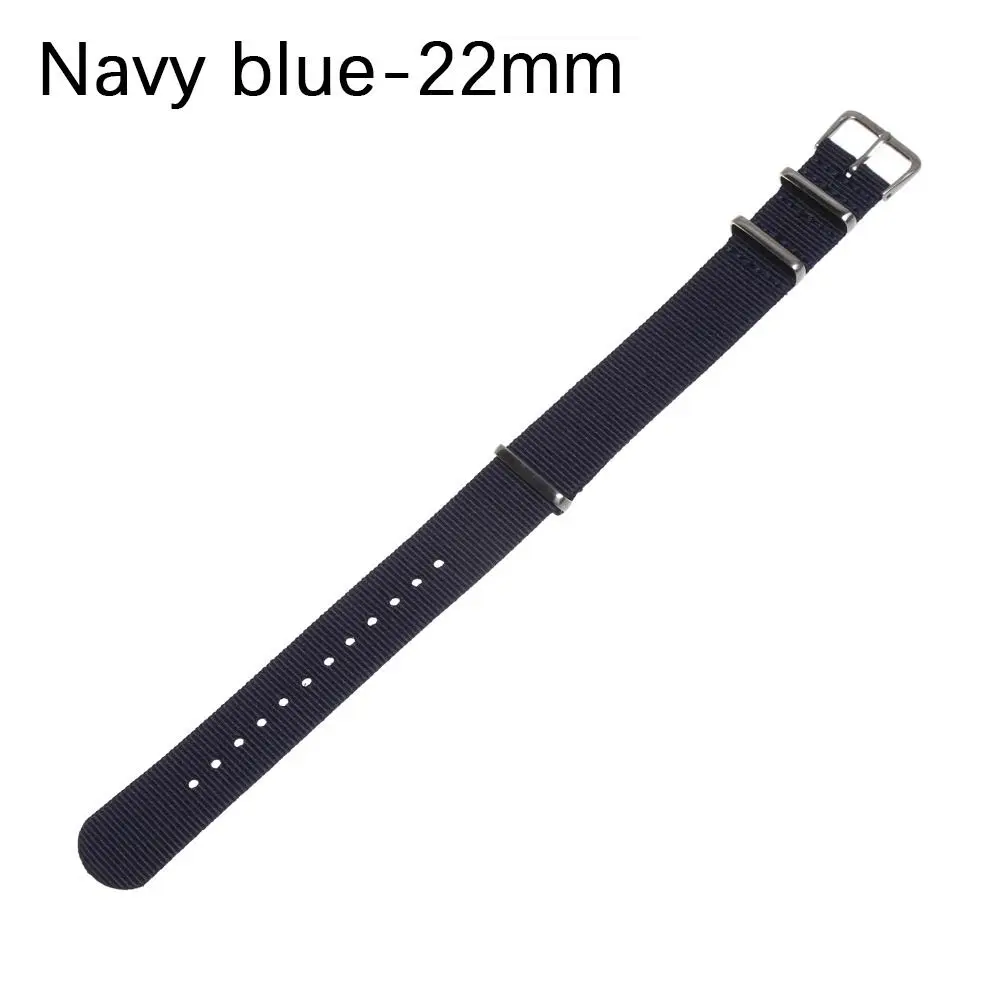 18 20 22 mm Universal Sport Adjustable Nylon Weaving Bracelet Watch Strap Replacement Loop Watchband