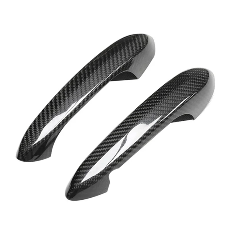 

R1-Carbon Fiber Outside Exterior Door Handle Cover Trim For Toyota GR Supra A90 MK5 2019 2020 2021