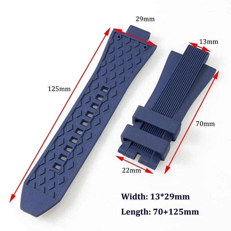 29mmx13mm Strap for Michael Kors MK8184 MK8729 MK8152 MK9020 MK9026 Bracelet Watch Accessories Soft Silicone Watchband 13*29mm