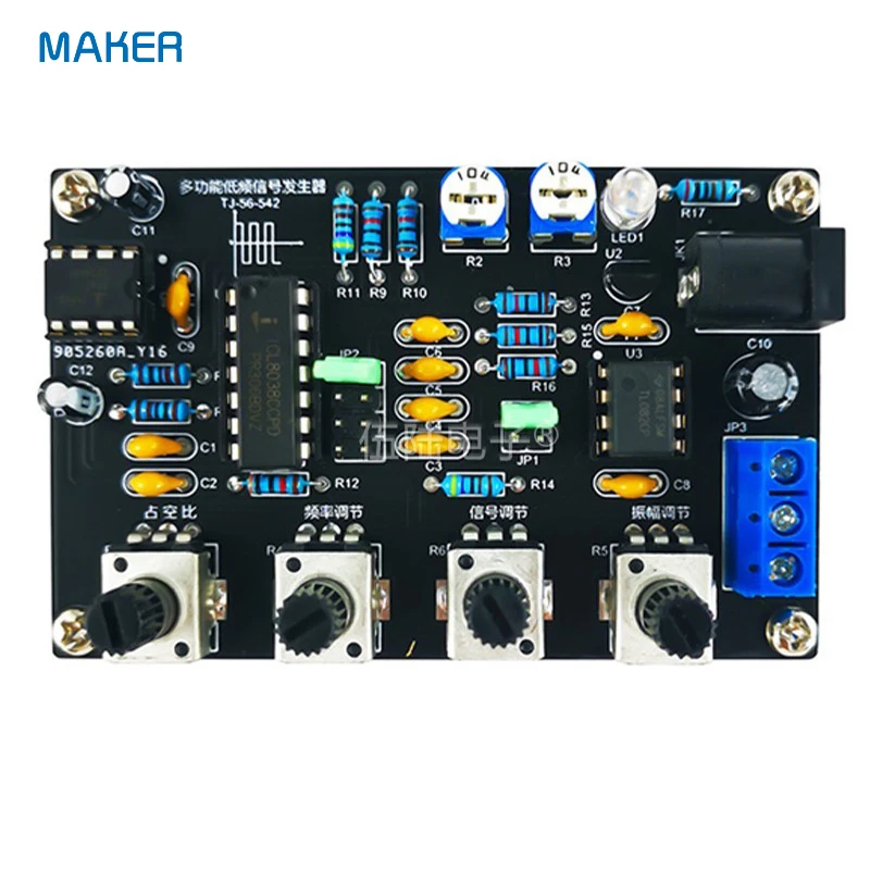 Multi-function Low-frequency Signal Generator DIY Kit ICL8038 Multi-waveform Welding Practice Experiment Spare Parts