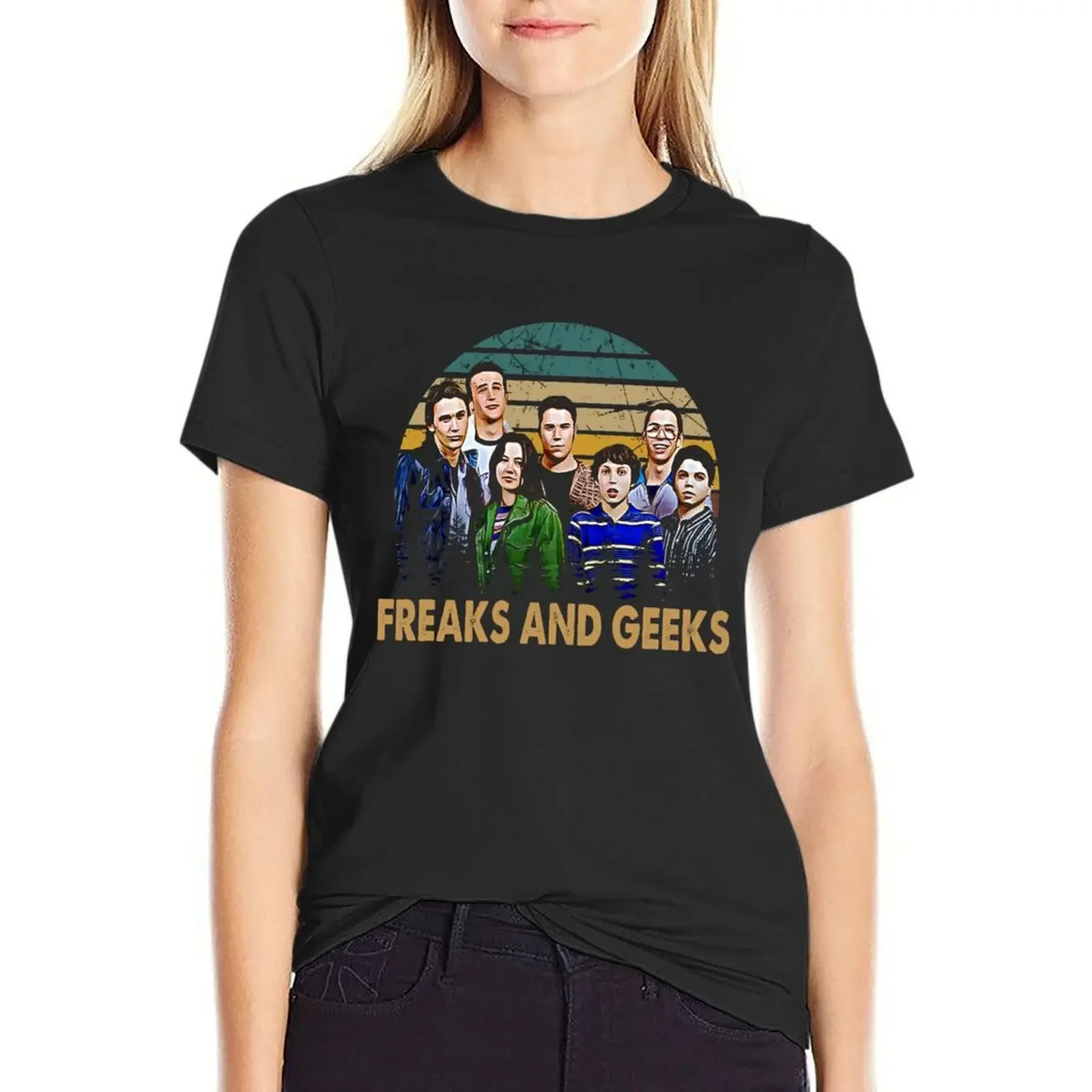 

Squad members cute face FREAKS AND art GEEKS gift for fans T-Shirt cute clothes t-shirts for Women graphic tees