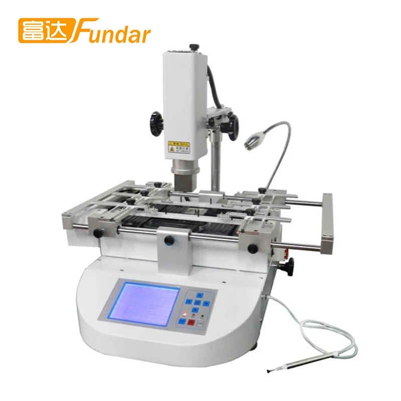 New HT-490 BGA Station HT 490 Laptop Repair Machine With 3 Temperature Controller Built In PLC System 7inch Touch Screen