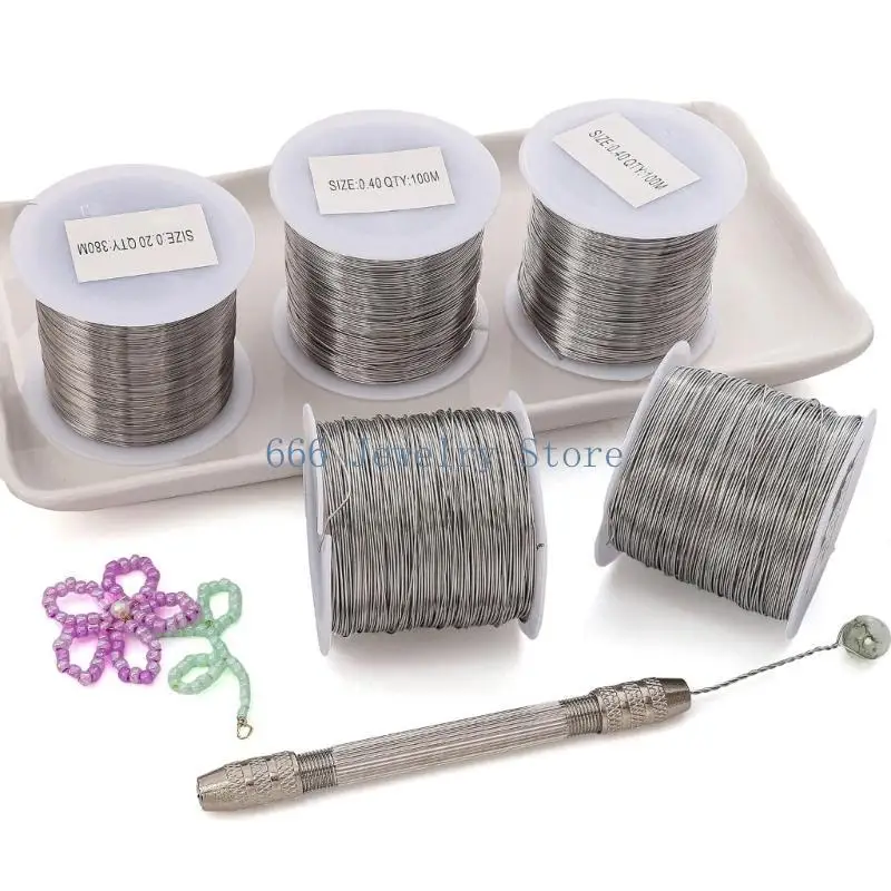 

F2TD 0,2/0,3/0,4/0,5/0,6 мм мягкая проволока, длинная проволока для бисероплетения, проволока для проектирования ювелирных и из