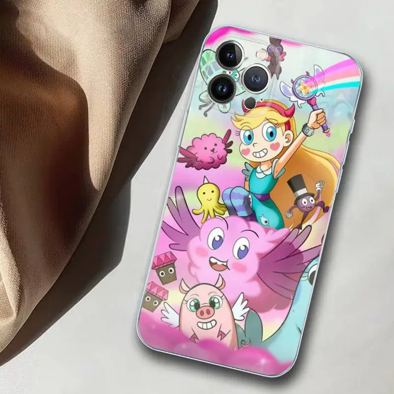 Disney Star vs. the Forces of Evil Phone Case For iPhone 14 13 12 Mini 11 Pro XS Max X XR SE 6 7 8 Plus Soft Silicone Cover