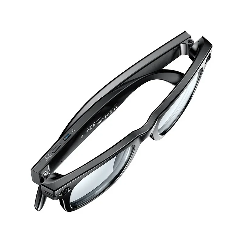 Smart Glasses AI Camera 8MP HD Photo Recognition Voice Call Real Time Translation Wireless Bluetooth Eyewear for Men Women