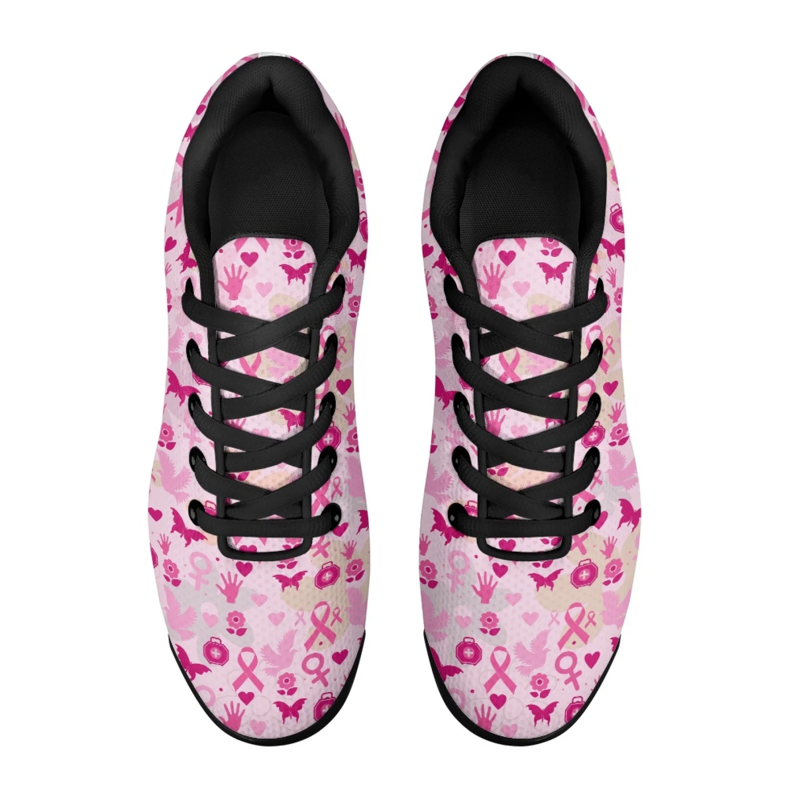 PENSTROLL Breast Cancer Air Cushion Running Tennis Shoes Casual Sports Shoes for Men Soft Fashion Sneakers