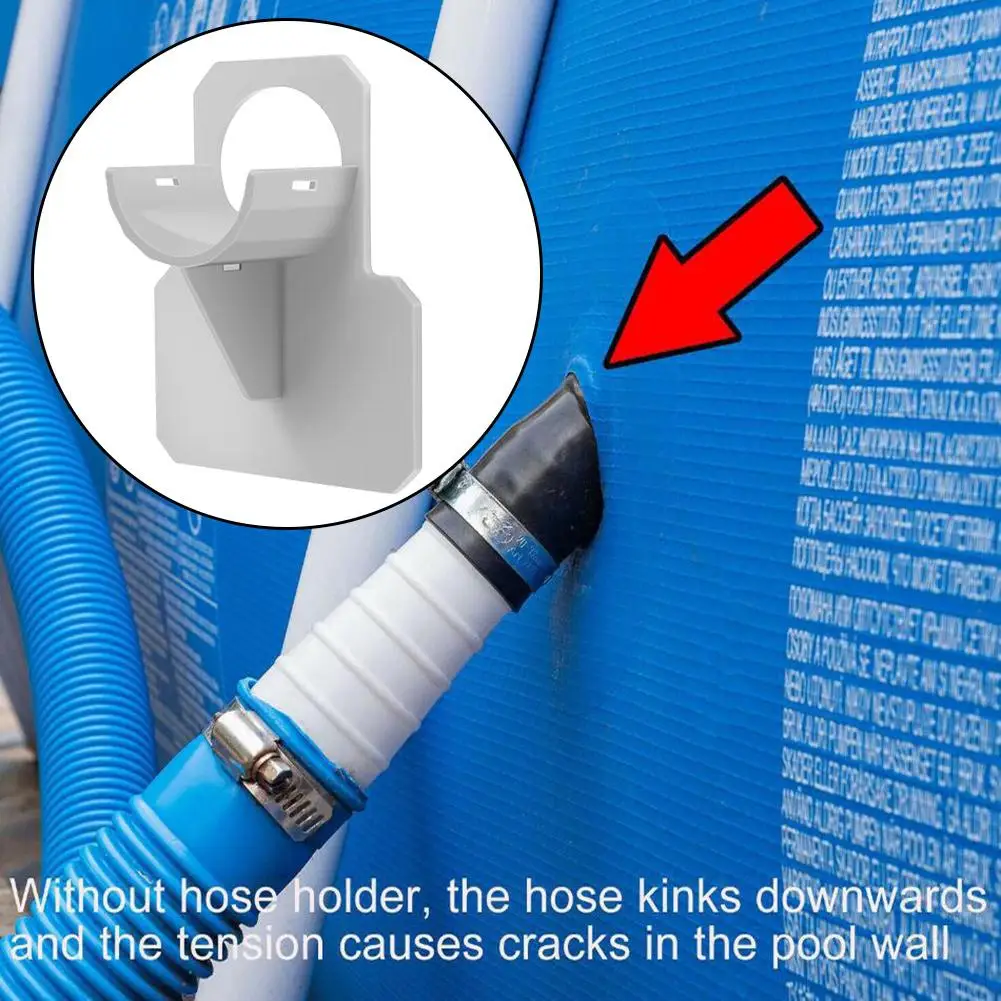 حامل تثبيت الأنابيب المخرج للخرطوم 30-38 مم لدعم التثبيت لحمام السباحة فوق الأرض من انتكس