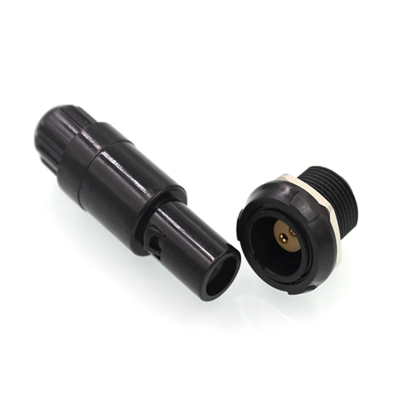 PAG PKG 1P Self-locking Aviation Plug-in 2 3 4 5 6 7 8 9 10 14 Pin LEMO Compatible Medical Device Connectors M14 Hole Quick Plug - Image 4