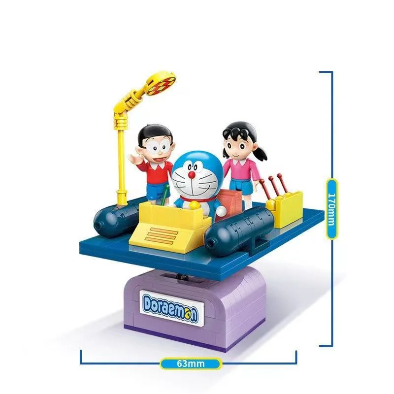 Aoger Japan TV Anime komiks Doraemon Nobis\'s Time Machine Model klocki klocki Model klocki klocki zabawka dla dzieci prezent