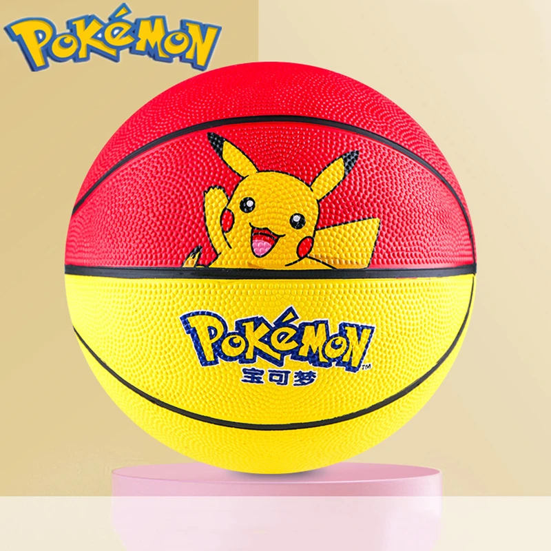 Pokemon cute Pikachu basketball children's toys 6-inch hand grip ball pat ball early education outdoor sports birthday gift