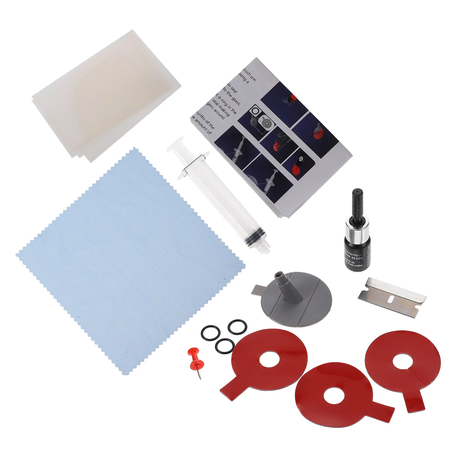 

Car Windshield Repair Kit High Quality Fluid Set Vehicle Glass Crack Chip Tool Replenisher Auto Sealant Adhesive