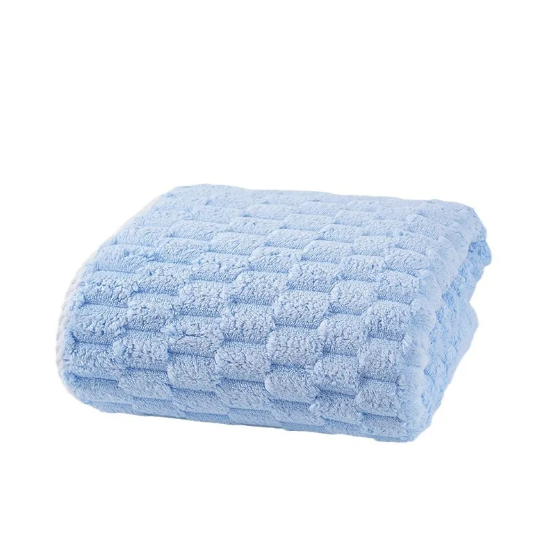 Extra thickened towel coral velvet baby absorbent cloud super soft face towel household bath towel