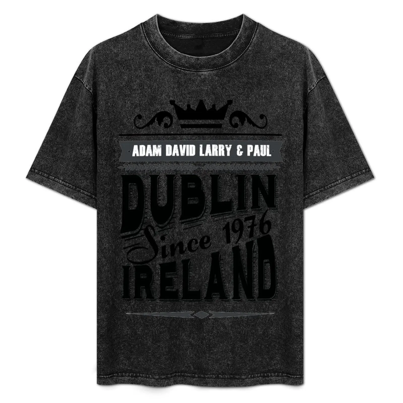 

u2 dublin ireland vintage T-Shirt anime t shirts plus size clothes customs funny costumes heavyweight t shirts for men