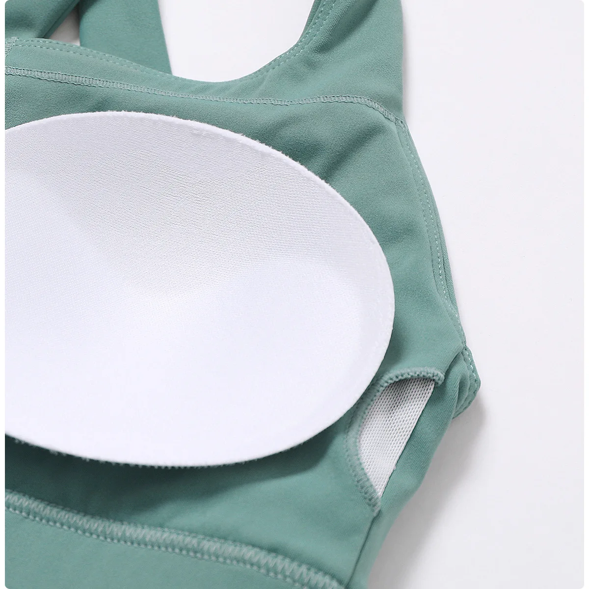 Frauen Cross Strap Sport BH Top Frauen Push-up Sport BH Yoga Gym Crop Top Büstenhalter Fitness Top Sport BH atmungsaktive BHs – Detail 10