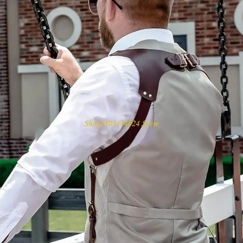 N5KE عبودية الحمالات الرجال مثير بو الجلود تسخير الذكور ينغيرييس حزام قابل للتعديل