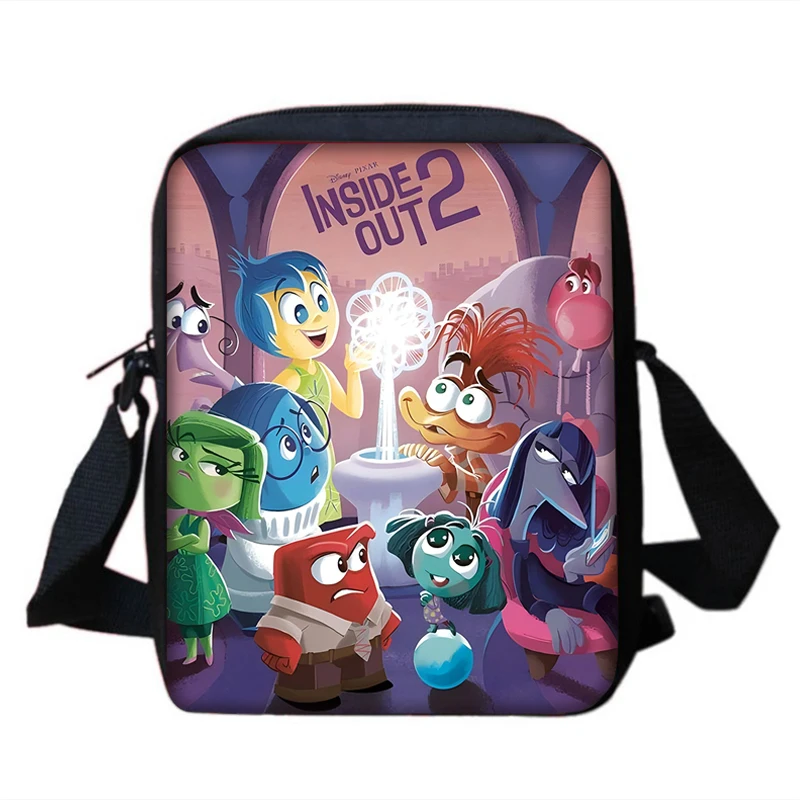 

Inside Out 2 Boy Girls Printed Shoulder Messenger Bag Child Casual Handbag Men Women Phone Bag Shopping Bag