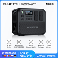 [EU Plug] BLUETTI AC200L Portable Power Station 2400W 2048Wh LiFePO4 Battery Backup Solar Generator Camping Home Use Emergency