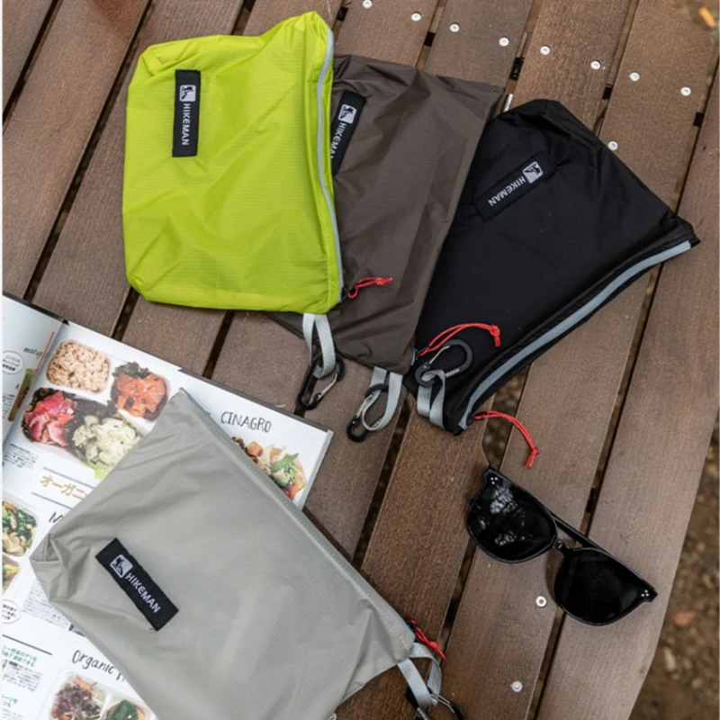 Outdoor Camping Wodoodporna torba do przechowywania Lekka, powlekana silikonem 20D Przenośna torba podróżna do przechowywania drobiazgów