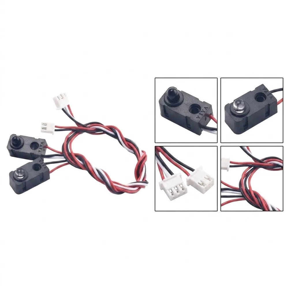 IR Photoelectric Switch Kit 4x Pairs 0.8-11.8 Inch Detection Range for Precision Automation Tasks and Experiments