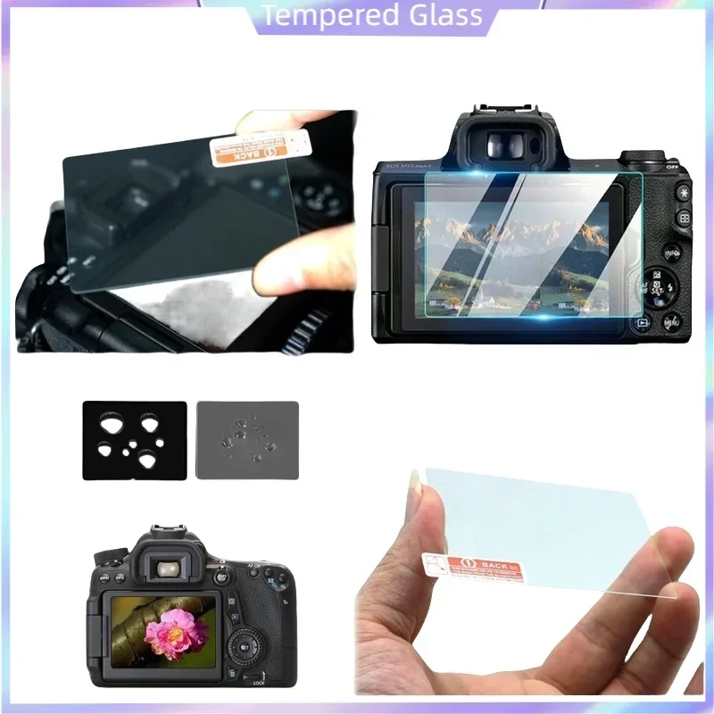 For Nikon Z50 Tempered Glass Film 9H Hardness HD Clear Anti-Scratch Anti-Bubble Camera LCD Protector.