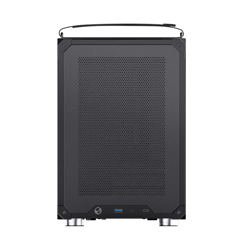 JONSBO C6 MAX Black/White Portable Chassis MATX Version Four Side MESH Board 5 Fan Positions SFX/ATX Power Supply 170mm Radiator