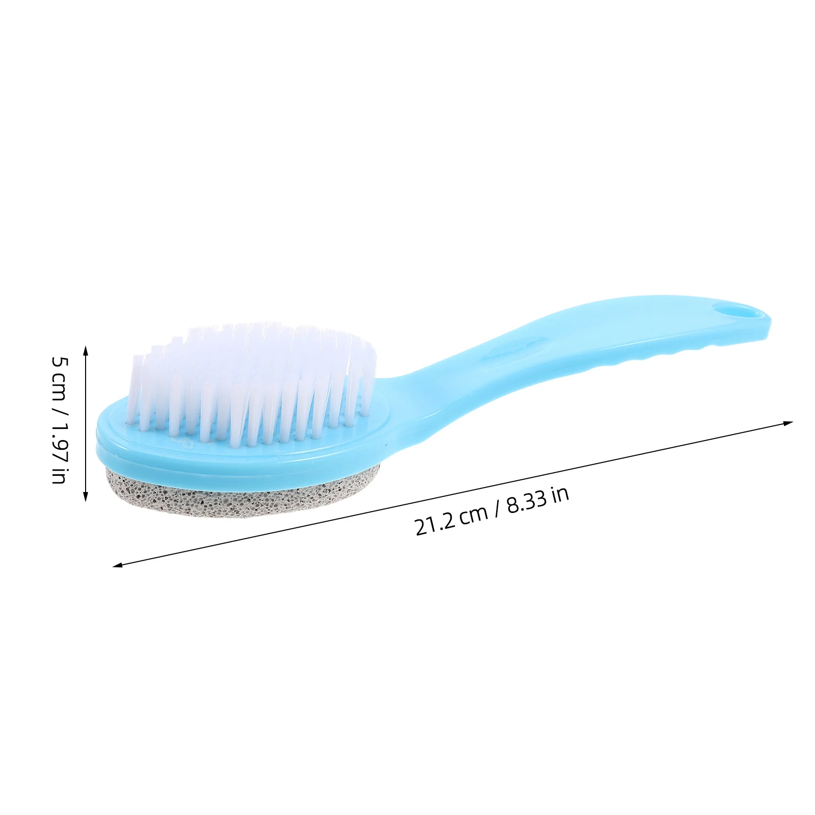 

2pcs Scrubber Pumice Stone Double-Sided Heel Scraper Dead Skin Remover For Feet Foot Care Tool Dual Purpose Foot Grinder