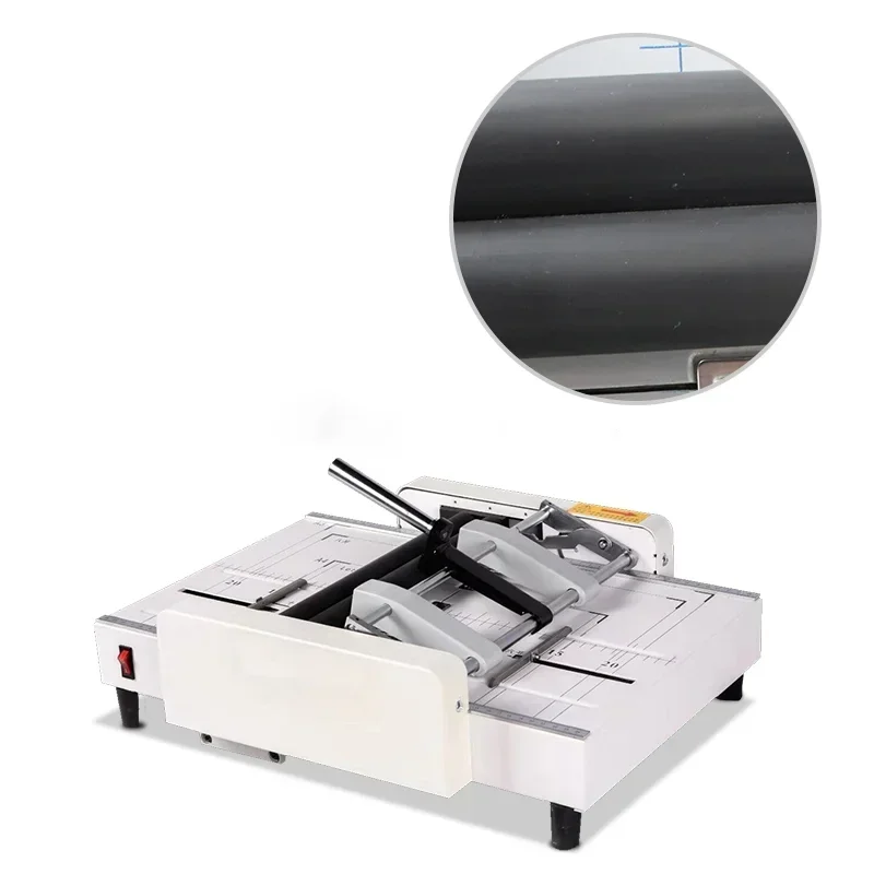 A3 A4 size semi-auto booklet making  manual binding and folding