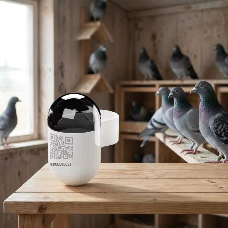 OMB-09 Pet Pigeon GPS Tracker Smart Ring Bluetooth WiFi IP68 Waterproof OLED Display for Racing Bird Training Pet Locator Device