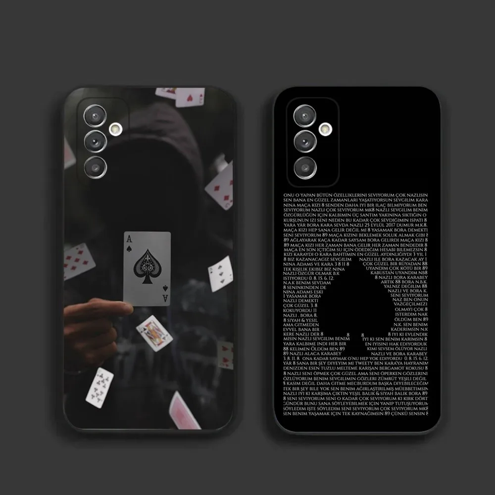 Ace Family Poker Phone Case For Samsung S21,S22 Ultra,S20,S30 plus,S22 plus,S23,S30 ultra 5G Silicone Cover