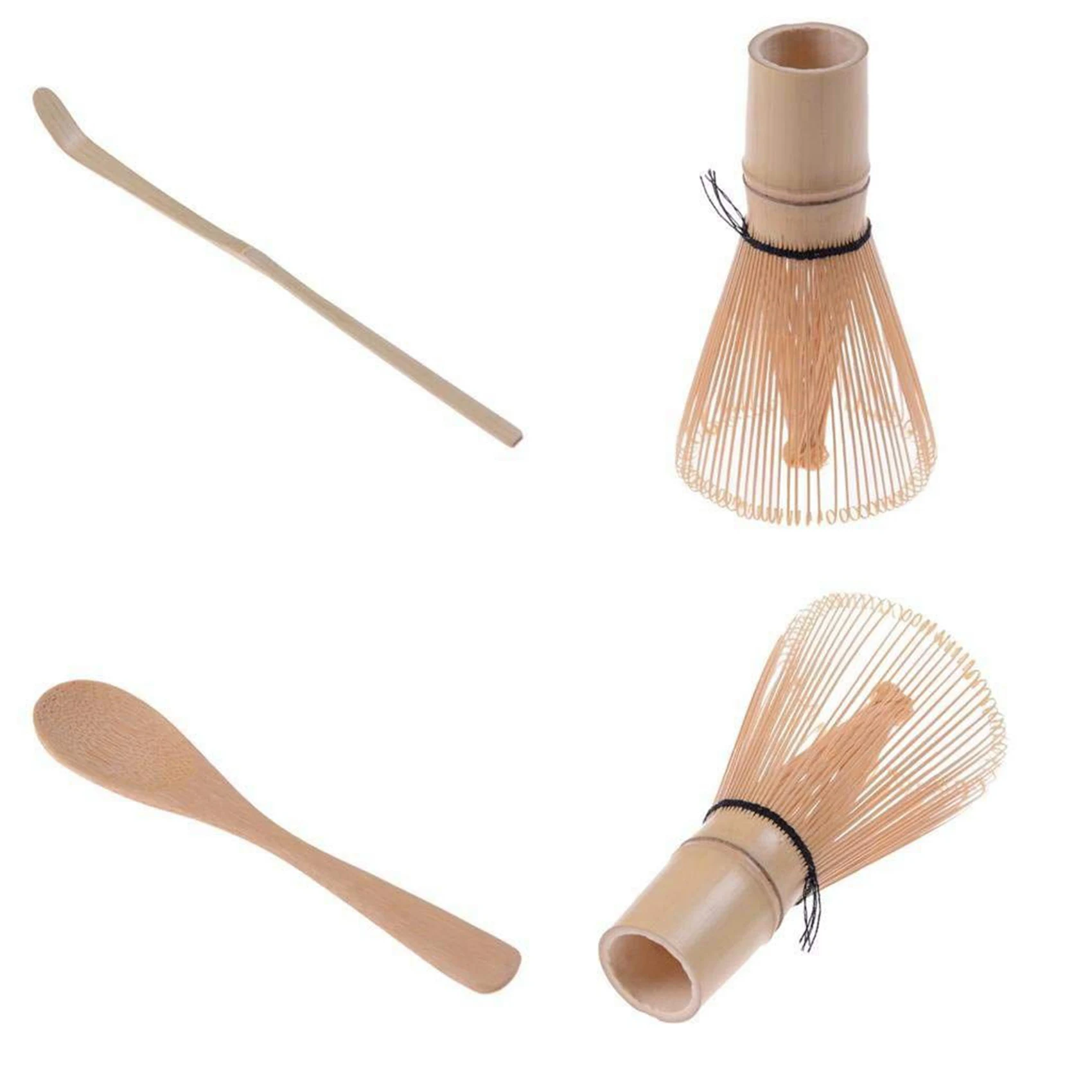 A98E-Japanese Matcha Tea Set(6 Pcs) - Matcha Bamboo Whisk Tea Spoon,-Tea Ceremony Kit