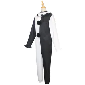 زي تأثيري الفن المهرج المرعب للرجال والنساء ، بذلة ، زي لعب الأدوار ، تلبيس ، بدلة رعب ، هالوين ، حفلة كرنفال أفضل 10 ملابس مهرج نسائية للمبيعات - No8