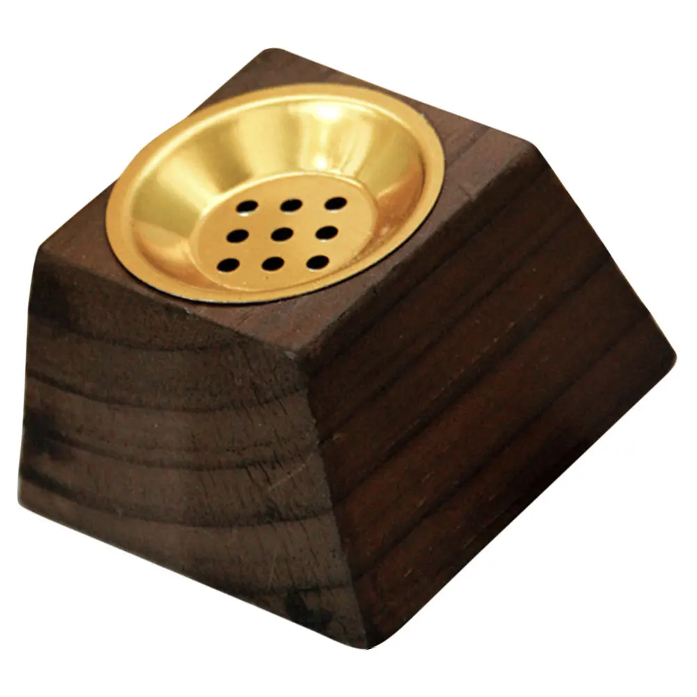 

Wooden Incense Burner Compact Desktop Censer For Home Office Aromatic Tray Japanese Style Incense Holder Furnace Decor