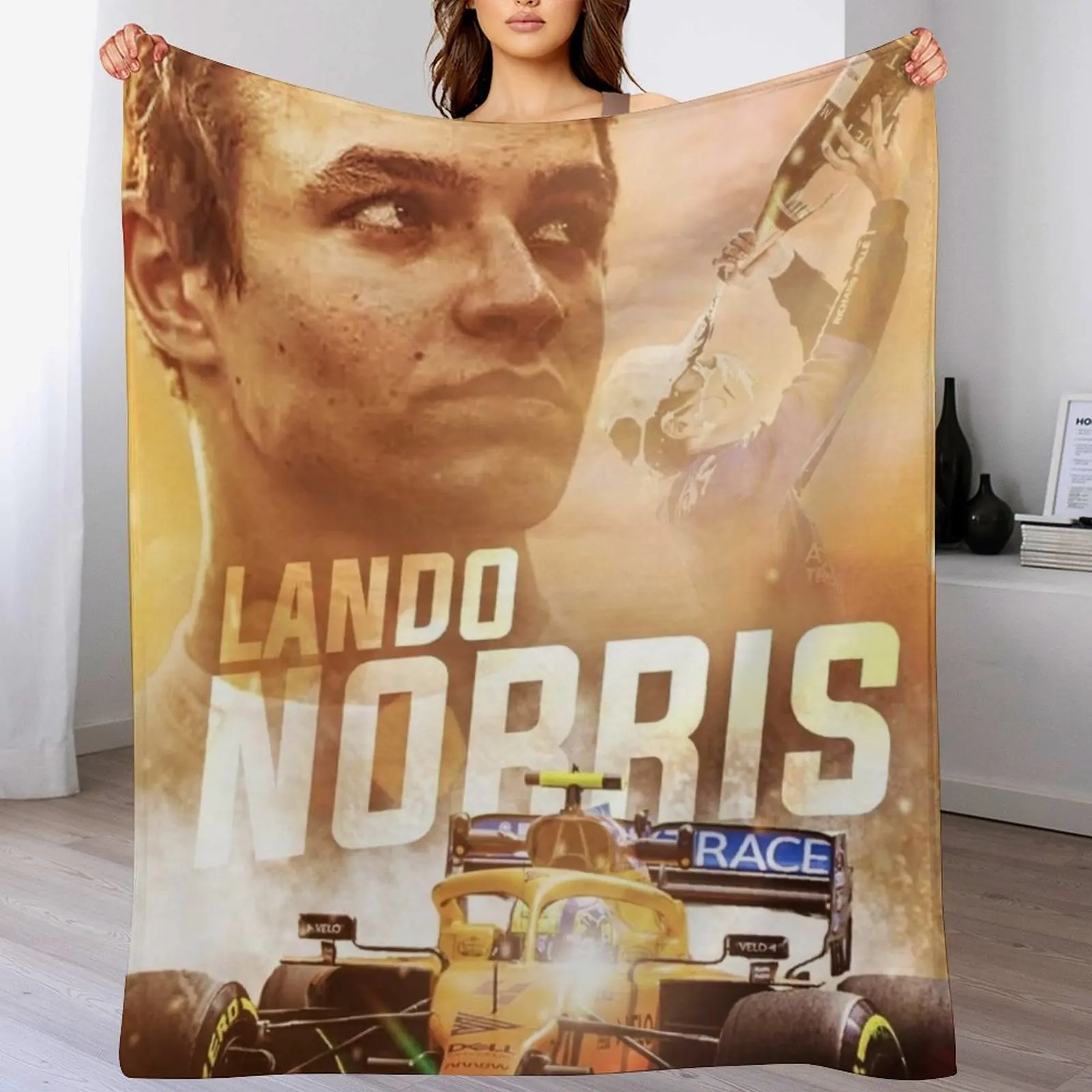 

lando norris Throw Blanket Blankets Sofas Of Decoration Luxury Throw Blankets