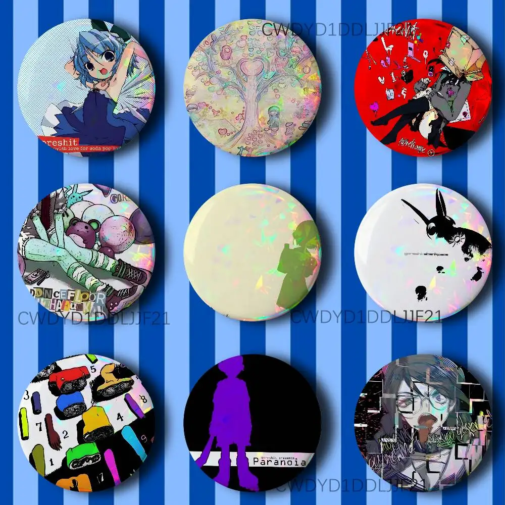 

G-Goreshit Album Cover Badge Handmade Button Brooch for Backpack Hat Shirt Accessories Gifts