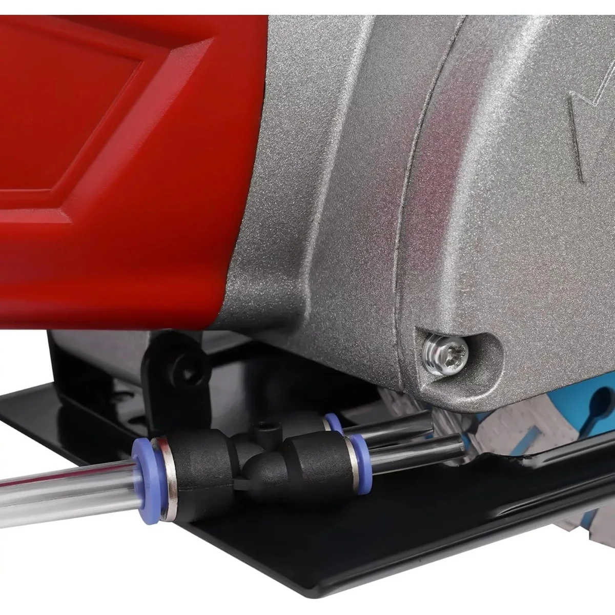 Wall Chaser 125mm 2800W, Channeler Tool with Laser Guide, 7000RPM 5 Diamond Blades, 1.42 Inch Depth, Water Pump Dust Reduction, 180° Adjustable Handle, Lightweight Portable view 5