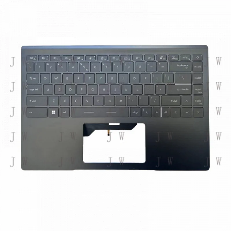 

Верхняя крышка корпуса (пальмрест) с клавиатурой с подсветкой (US) для MSI Modern 14 MS-14D1 D2 M14