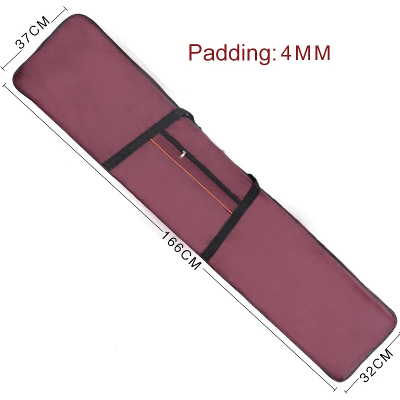 Guzheng-mochila de transporte para 130, 163, impermeable, a prueba de polvo, 4mm de espesor, bolsa para teclado de instrumentos, funda para Piano