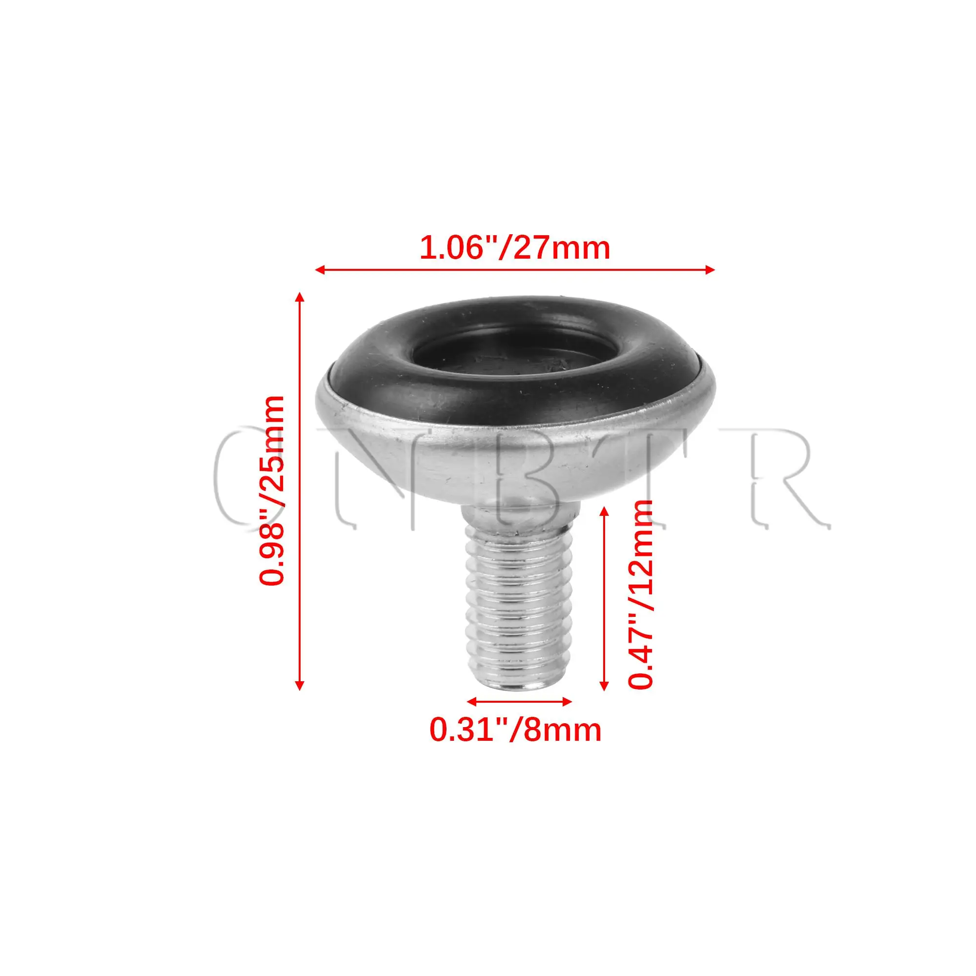 CNBTR 40 Pieces Adjustable Furniture Leveling Feet Cabinets Sofa Riser 8mm Thread